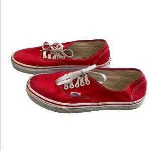 Vans Authentic Red Skate Sneaker